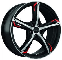 Колесный диск литой Ronal R62 Red jetblack-matt-frontkopiert 7.5x17 ET55 - LK5/108 ML63.3