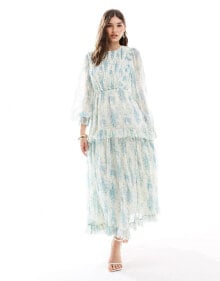 Синие женские платья-макси ASOS купить от $98