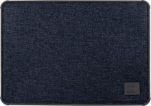 Мужские сумки для ноутбуков чехол для ноутбука серый текстильный Etui Uniq Dfender 15" Szary