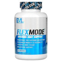 Глюкозамин, Хондроитин, МСМ eVLution Nutrition, FlexMode, улучшенная поддержка суставов, 90 капсул