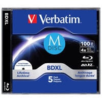 Диски и кассеты verbatim MDISC Lifetime archival BDXL 100GB - 1 шт. в коробке 43833
