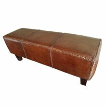 Bench DKD Home Decor Brown Aluminium Teak 120 x 46 x 41 cm 120 x 41 x 46 cm