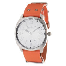 Мужские наручные часы с ремешком Мужские наручные часы с оранжевым кожаным ремешком Folli Follie WT14T0015DNA ( 40 mm)