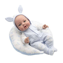 RAUBER Baby Carla With A Pajama Voice And Luna Cushion 33 cm Doll
