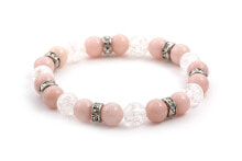 Женский браслет Beneto Jadeite and crystal bead bracelet MINK67 / 18