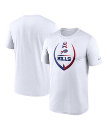 Nike men's White Buffalo Bills Icon Legend Performance T-shirt