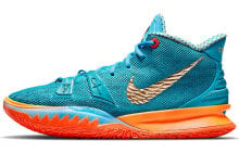 Concepts x Nike Kyrie 7 欧文 防滑减震 低帮 实战篮球鞋 男女同款 蓝橙 国外版 / Кроссовки Concepts x Nike Kyrie 7 CT1135-900