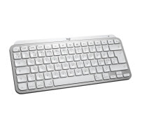 Клавиатуры logitech MX Keys Mini for Mac клавиатура РЧ беспроводной + Bluetooth QWERTY Северные страны Алюминий, Белый 920-010524