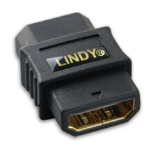 Lindy 41230 кабельный разъем/переходник HDMI Черный