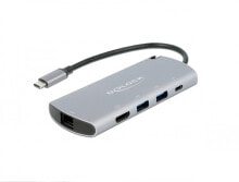 Док-станция для ноутбука Проводная DeLOCK 87767 USB 3.2 Gen 1 (3.1 Gen 1) Type-C