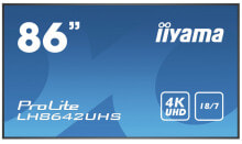 iiyama LH8642UHS-B3 информационный дисплей Цифровая информационная плоская панель 2,17 m (85.6