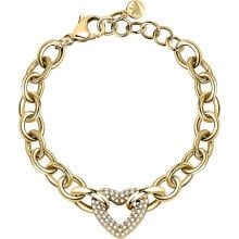 Charming gilded bracelet with heart Incontri SAUQ09