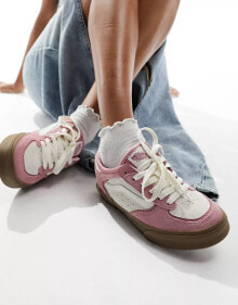 Купить женская обувь Vans: Vans Rowley Classic trainers in pink with gum sole