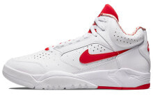 Nike Air Flight Lite Mid Scottie Pippen 防滑耐磨轻便 中帮 复古篮球鞋 男款 白红 / Кроссовки Nike Air Flight Lite Mid Scottie Pippen DJ2518-101