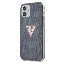 GUESS Guhcp12Spcujuldb iPhone 12 Mini 5.4 Dark Jeans Collection phone case