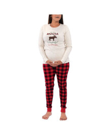 Hudson Womens Unisex Holiday Pajamas, Moose Wonderful Time купить в интернет-магазине