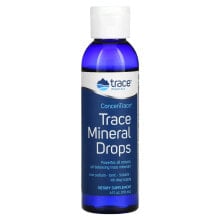 Минералы и микроэлементы trace Minerals ®, ConcenTrace, капли с микроэлементами, 118 мл