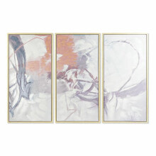 Set of 3 pictures DKD Home Decor 180 x 4 x 120 cm Abstract Urban