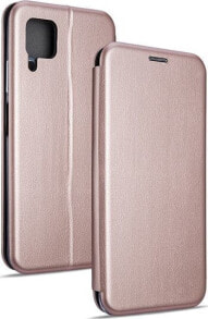 Чехол книжка кожаный грязно-розовый Huawei P40 Lite
