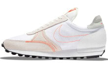 Nike Daybreak Type 华夫 减震防滑 低帮 跑步鞋 女款 白橙 / Обувь спортивная Nike Daybreak Type DA7729-101 для бега