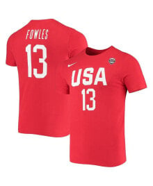 Women's Sylvia Fowles USA Basketball Red Name and Number Performance T-shirt
