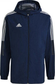 Мужские спортивные куртки kurtka męska Adidas Tiro 21 Windbreaker niebieska r. XL