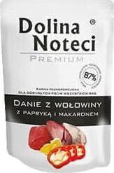 Dolina Noteci DOLINA NOTECI PIES 300g DANIE WOŁOWINA Z PAPRYKĄ I MAKARONEM, saszetka dla ras małych /10