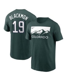 Nike men's Charlie Blackmon Green Colorado Rockies City Connect Name and Number T-shirt