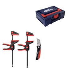 Bessey Aktion-Set: 2x Einhandzwingen EZ360-30 +1x Klappmesser DBKPH-EU & EW Systainer³ M 137 blau / rot купить онлайн