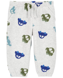 Baby Car Print Pull-On Fleece Pants