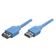 TECHLY ICOC-U3-AA-005-EX M/F 50 cm USB-A Cable