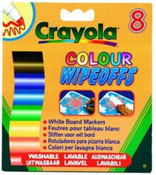 Фломастеры для рисования для детей crayola Whiteboard markers 8 pcs - 8223