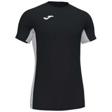 Мужские спортивные футболки мужская спортивная футболка красная с логотипом JOMA Essential II Short Sleeve T-Shirt