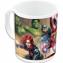 Кружка Mug The Avengers Infinity Белый Керамика Красный (350 ml)