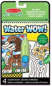 Раскраски для детей kolorowanka Water Wow! Pet Mazes