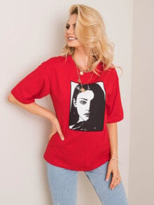 Женские футболки футболка-157-ТС-3534.53-красная