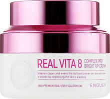 Pflegende Gesichtscreme mit Vitaminen - Enough Real Vita 8 Complex Pro Bright Up Cream