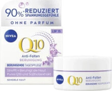 Anti Falten Gesichtscreme Q10 Bruhigung LSF 15, 50 ml