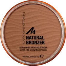 Купить румяна и бронзеры для лица Manhattan Cosmetics: Bronzing Puder Natural 001 Sunlight, 14 g