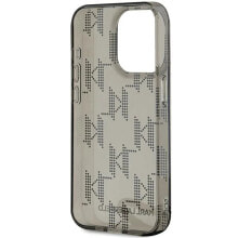 KARL LAGERFELD Klhcp15Lhkdpnsk iPhone 15 Pro 6.1 Iml Mono Kl Pattern&Cord phone case