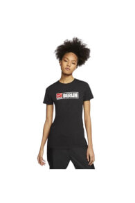 Sportswear Basic Tee City Series Berlin Baskılı Siyah Tişört Cz0199-010