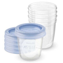 Товары для хранения грудного молока pHILIPS AVENT 5 Containers For Breast Milk 180ml+5 Caps