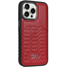 AUDI Synthetic Leather iPhone 15 Pro Max 6.7 Autpupcmip15Pmgtd3Rd phone case