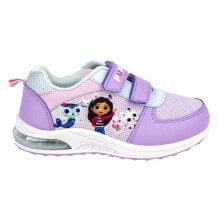 Купить школьные кроссовки и кеды для девочек Gabby's Dollhouse: Фиолетовые кеды для мальчиков Gabby's Dollhouse Velcro