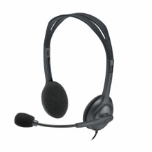 Headphones with Headband Logitech 981-000593 Black Grey