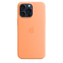 Apple iPhone 15 Pro Max Si Case Orange Sor