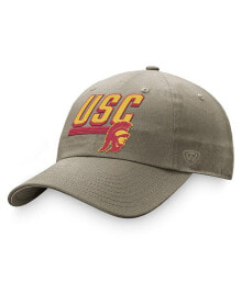 Купить мужские головные уборы Top of the World: Бейсболка регулируемая Top of the World USC Trojans Khaki для мужчин