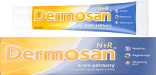 Halbfett-Creme mit Vitamin A und E für Gesicht und Körper - Dermosan N+R Cream