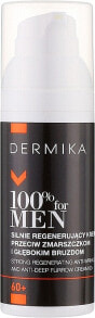 Anti-Falten Creme - Dermika Strong Regenerating Anti-Wrinkle And Anti-Deep Furrow Cream 60+