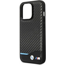 BMW Etui Bmhcp13X22Nbck iPhone 13 Pro Max 6.7 Leather Carbon phone case